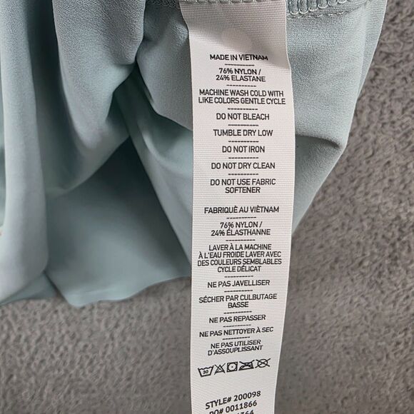 NWT Rhone Course to Court Sleeveless Zip Mock Blue Cloud Neck Pullover Size XXL - Picture 8 of 14